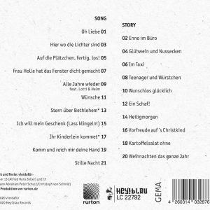 Album – vierdafür – Dezemberzeilen – Musikhörspiel – CD