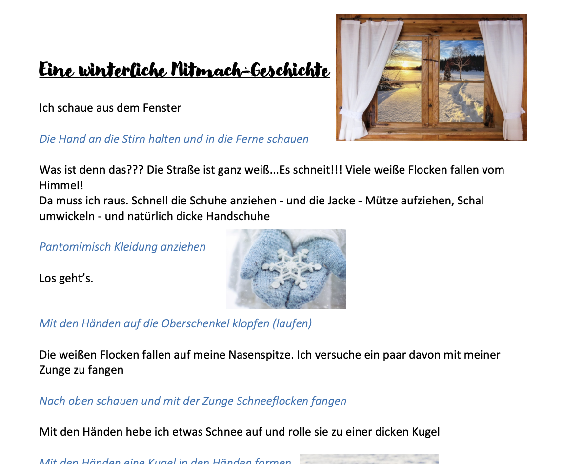 🥶 Bewegungsgeschichte Winter🪟